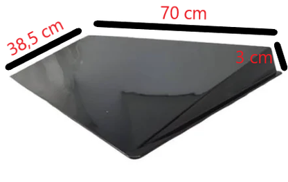 PERFLEX Piano Black Yalancı Çakma Sahte Sunroof Tavan Rüzgarlığı image 3