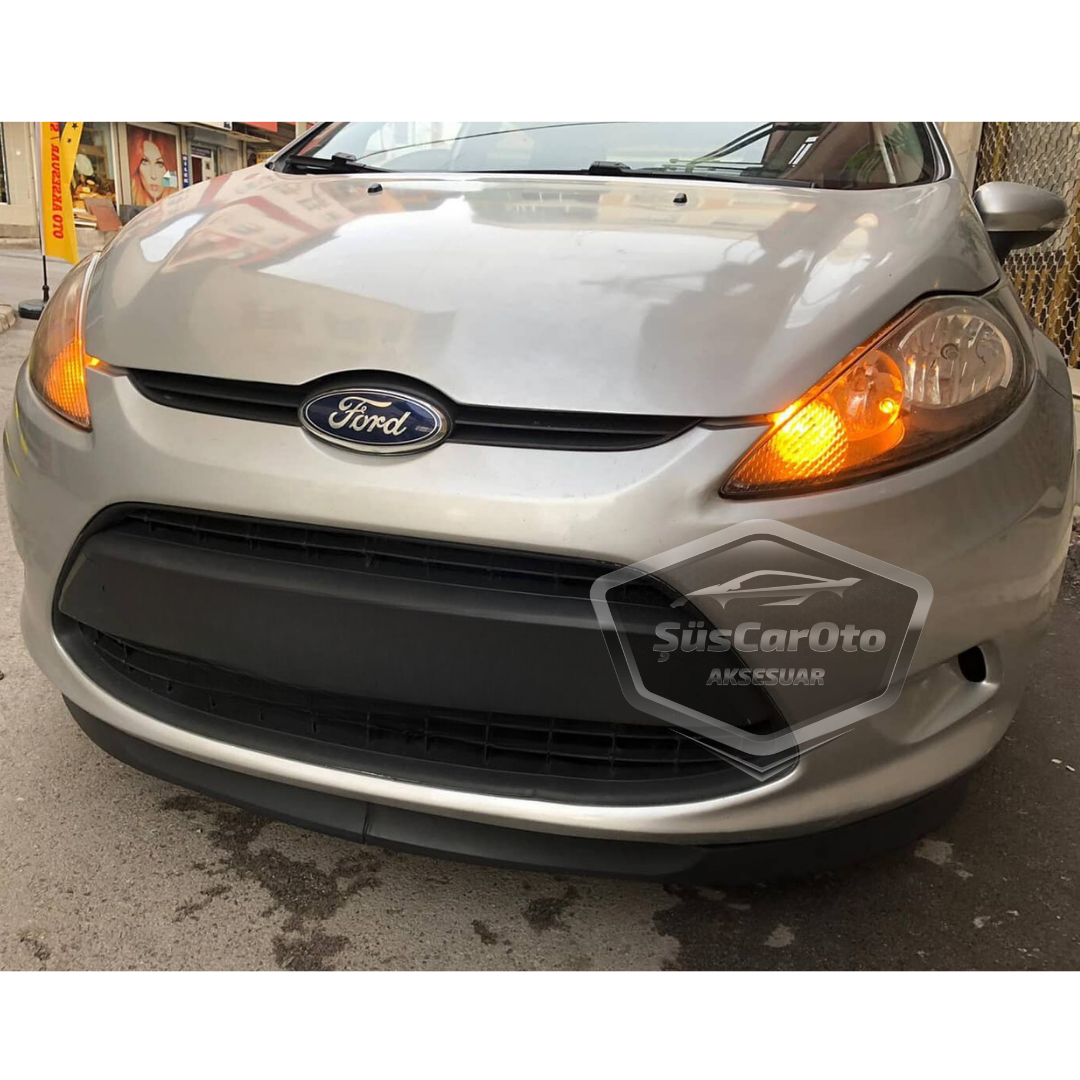 Ford Fiesta 2008-2017 Uyumlu Üniversal Astra H lip Esnek Ön Lip 2 Parça Tampon Altı Dil Karlık Ön Ek image 0