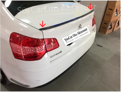 Citroen C5 Bagaj Üstü Spoiler Bagaj Çıtası Piano Black image 1