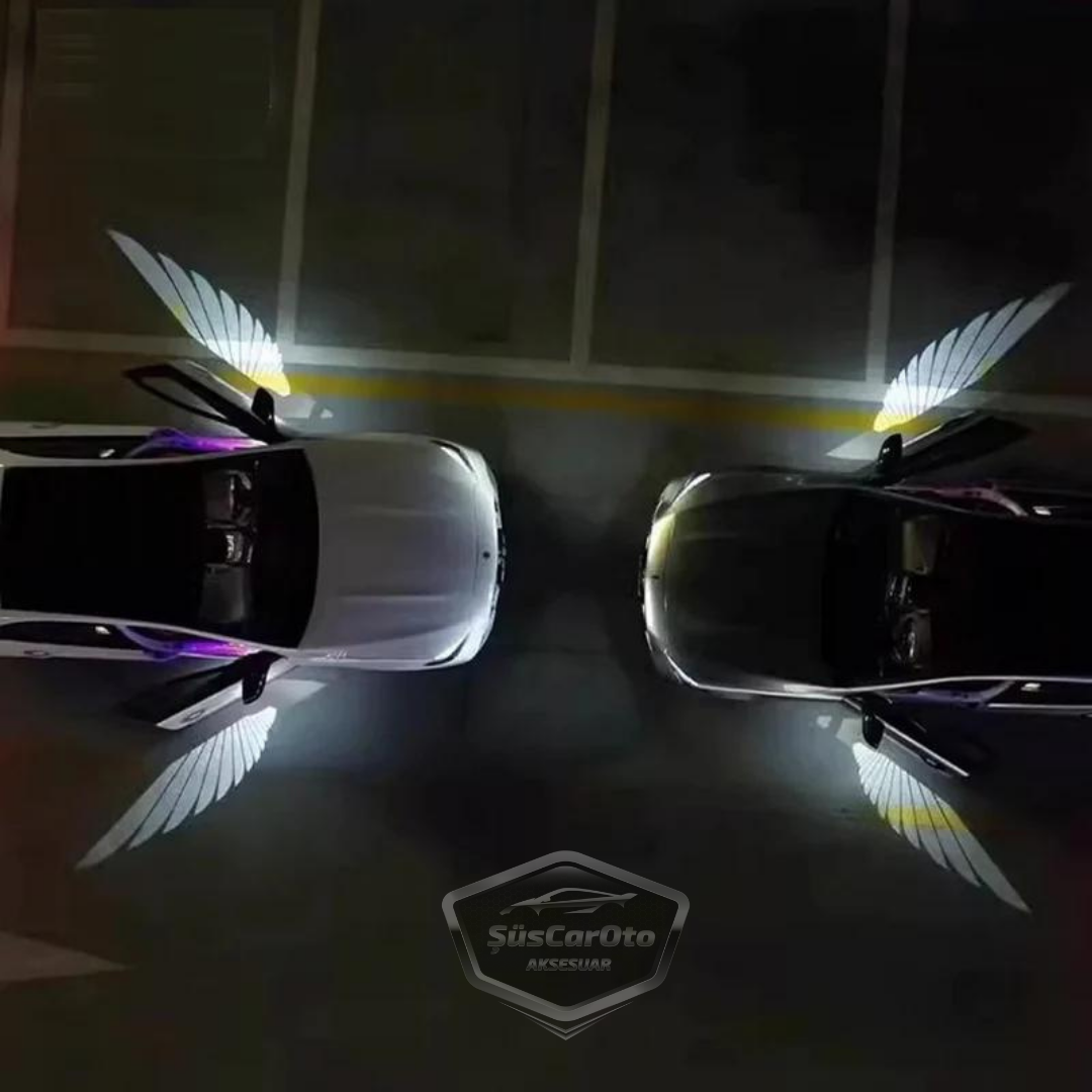 Üniversal Oto Araç Ayna Altı Angel Led Otomobil Gündüz Farı Araba Melek Kanat Led Beyaz 12 Volt image 2