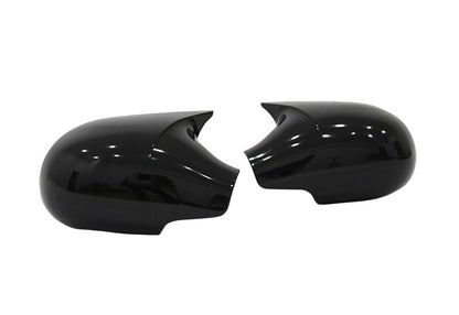 Peugeot 206 1998-2012 Batman Yarasa Ayna Kapağı Piano Black ABS Plastik image 1