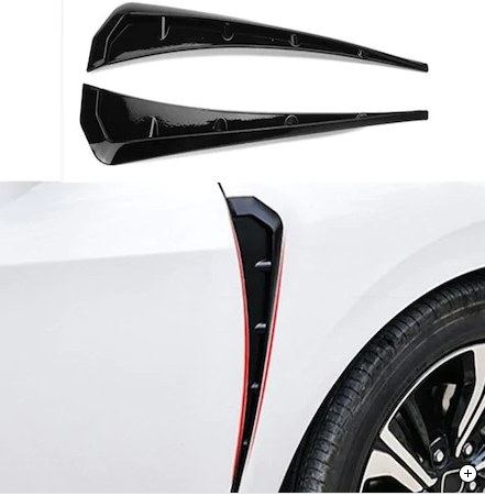 Üniversal Civic FC5 Tipi Piano Black Çamurluk Venti Izgarası 2 Adet image 0
