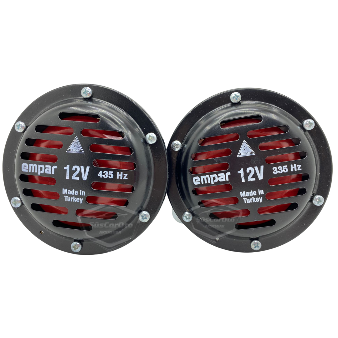 Empar Hella Tip Süper Tone Küçük Kafa Korna Seti 12 Volt 2 Adet image 0