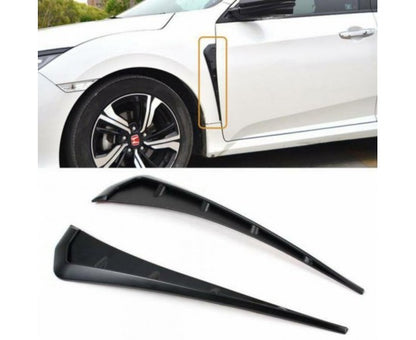 Honda Civic FC5 FK7 1.Sınıf İthal Piano Black Çamurluk Venti Izgarası ABS Plastik image 2