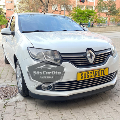 Renault Symbol 2013-2020 Uyumlu Üniversal Astra H lip Esnek Ön Lip 2 Parça Tampon Altı Dil Karlık Ön Ek image 1
