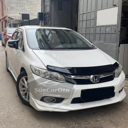Honda Civic FB7 2012-2016 Batman Yarasa Ayna Kapağı Piano Black ABS Plastik image 1