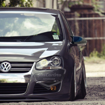 Vw Jetta MK5 2005-2010 Batman Yarasa Ayna Kapağı Piano Black ABS Plastik image 3
