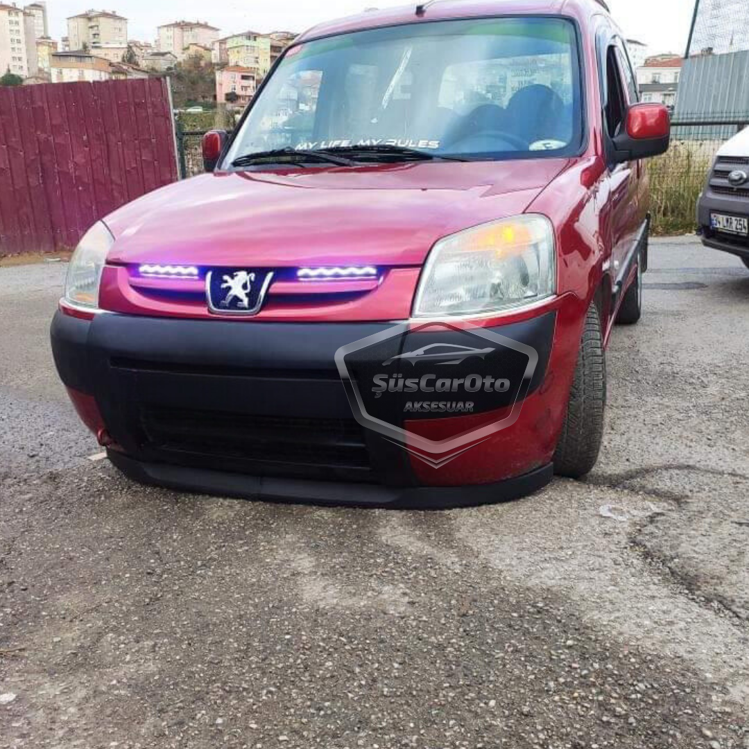 Peugeot Partner 2 2002-2008 Uyumlu Üniversal Astra H lip Esnek Ön Lip 2 Parça Tampon Altı Dil Karlık Ön Ek image 7