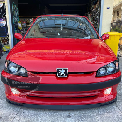 Peugeot 106 1991-2004 Uyumlu Üniversal Laguna Lip Esnek Ön Lip 2 Parça Tampon Altı Dil Karlık Ön Ek image 0