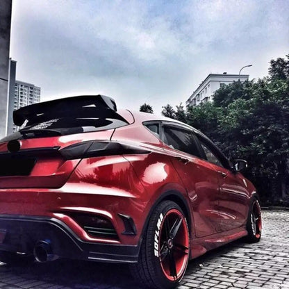 Üniversal Piano Black Kaput Çamurluk Venti Izgarası Sağ Sol 2 Adet Mini Scoop image 4