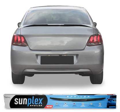 SUNPLEX Peugeot 301 Bagaj Üstü Spoiler Bagaj Çıtası Piano Black image 0