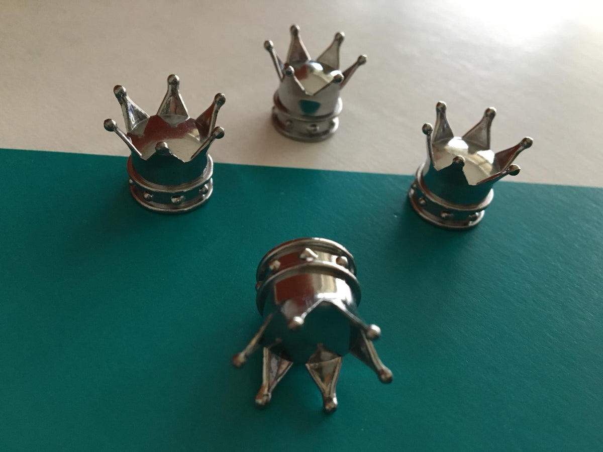 Kral Tacı Sibop Kapağı Krom 4 Adet image 3