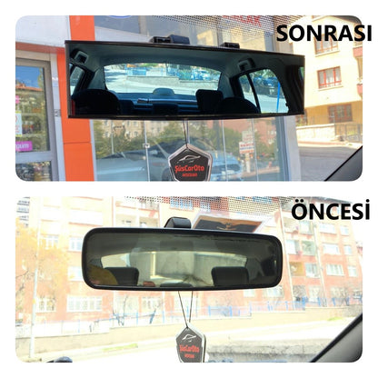 3R Bombeli Makaslı Geçmeli Karartmalı İç İlave Ayna Mavi Renkli Ayna 270 mm image 0