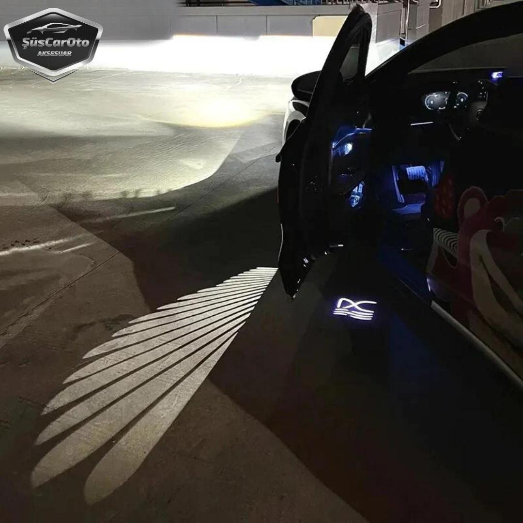 Üniversal Oto Araç Ayna Altı Angel Led Otomobil Gündüz Farı Araba Melek Kanat Led Beyaz 12 Volt image 7