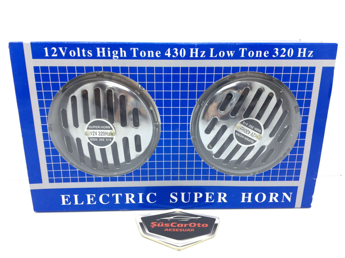 Hella Tip Süper Tone Küçük Kafa Korna Seti 12 Volt Krom 2 Adet image 2