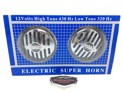Hella Tip Süper Tone Küçük Kafa Korna Seti 12 Volt Krom 2 Adet image 2