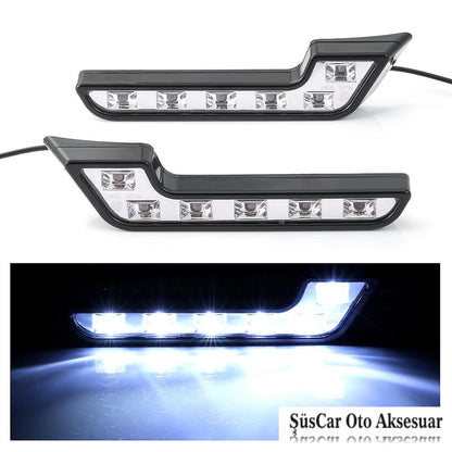 SPACE 6 Ledli DRL Gündüz Farı Ledi Mercedes Tipi image 0