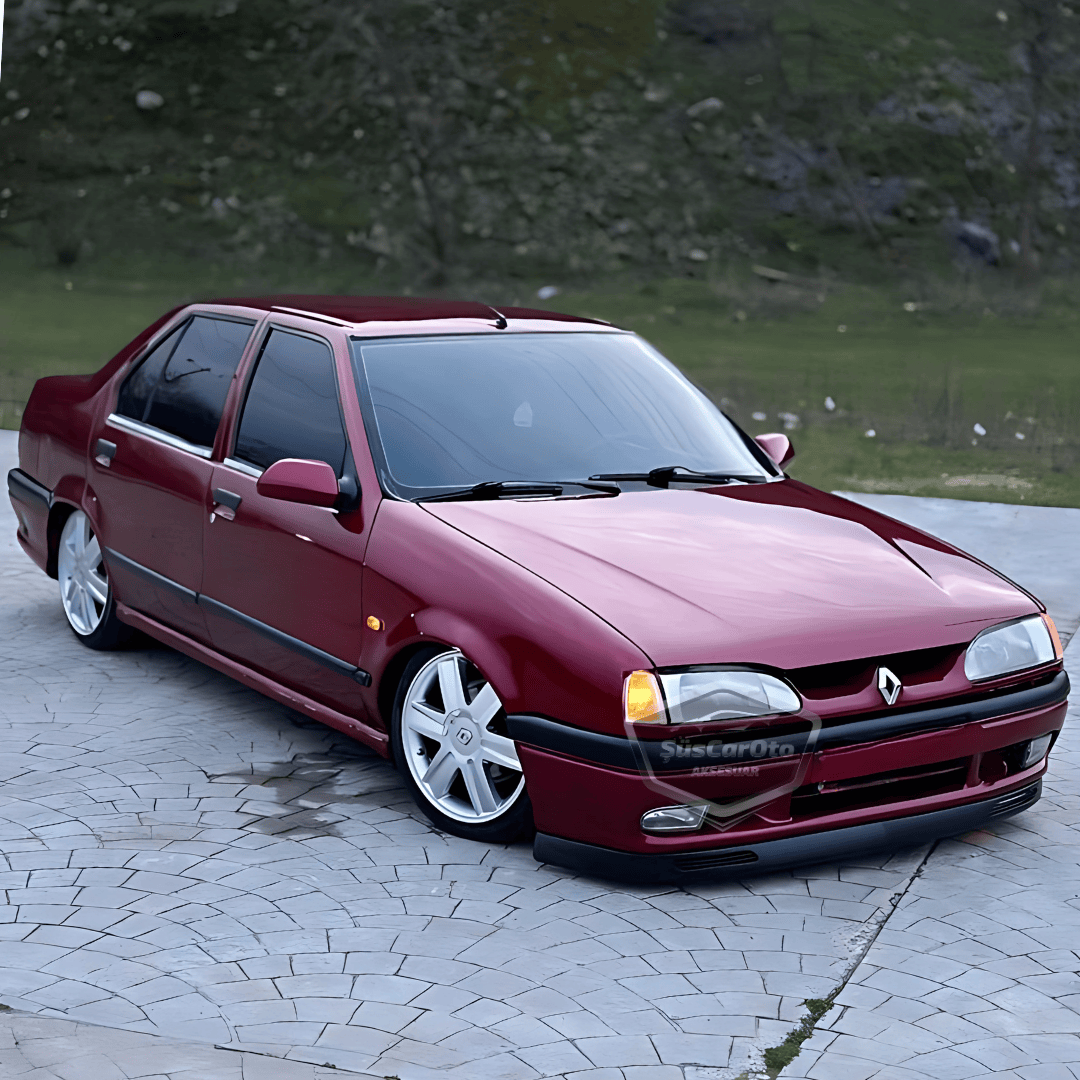 Renault 19 Europa 1994-2001 Uyumlu Üniversal V2 Laguna Lip Esnek Ön Lip 2 Parça Tampon Altı Dil Karlık Ön Ek image 5