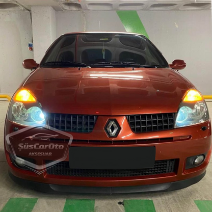 Renault Clio 2 Symbol Hb&amp;Sedan 1998-2008 Uyumlu Üniversal Astra H lip Esnek Ön Lip 2 Parça Tampon Altı Dil Karlık Ön Ek image 0