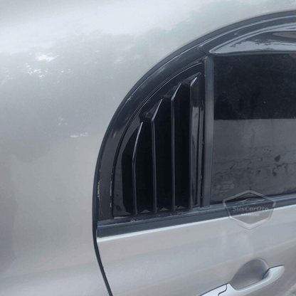Honda Civic FD6 2006-2011 Uyumlu Kelebek Cam Izgarası Kelebek Cam Vizörü Havalandırma Sağ Sol Takım Parlak Siyah image 7