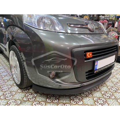 Fiat Fiorino 2008-2022 Uyumlu Üniversal Astra H lip Esnek Ön Lip 2 Parça Tampon Altı Dil Karlık Ön Ek image 1