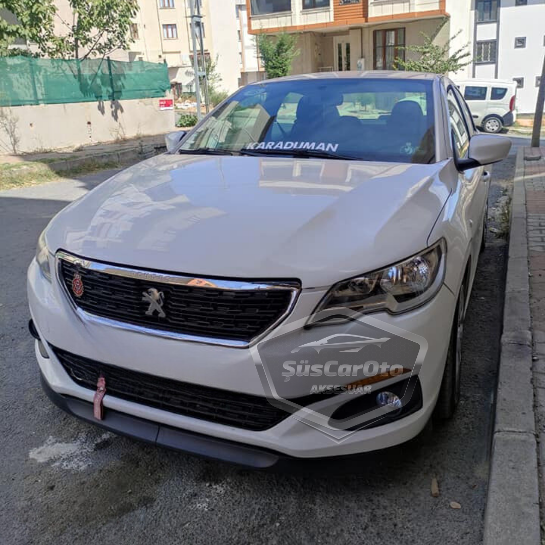 Peugeot 301 2012-2021 Uyumlu Üniversal Astra H lip Esnek Ön Lip 2 Parça Tampon Altı Dil Karlık Ön Ek image 7