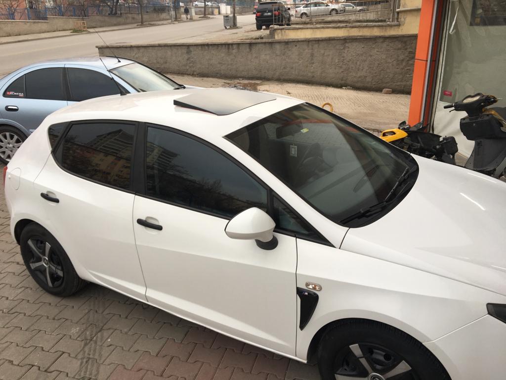 PERFLEX Piano Black Yalancı Çakma Sahte Sunroof Tavan Rüzgarlığı image 7