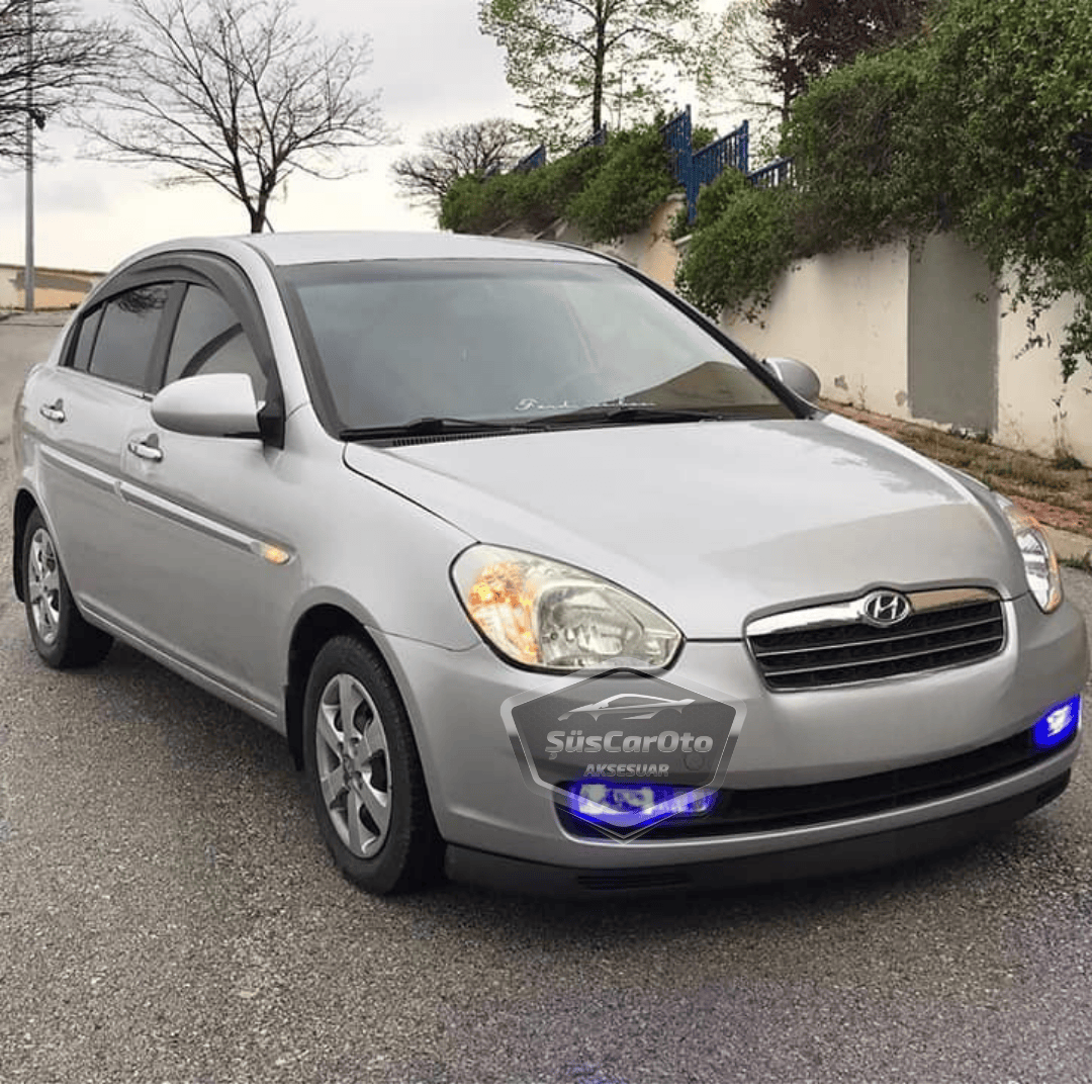 Hyundai Accent Era 2006-2012 Uyumlu Üniversal V2 Laguna Lip Esnek Ön Lip 2 Parça Tampon Altı Dil Karlık Ön Ek image 2