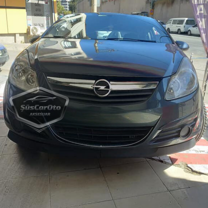 Opel Corsa D 2006-2014 Uyumlu Üniversal Astra H lip Esnek Ön Lip 2 Parça Tampon Altı Dil Karlık Ön Ek image 1