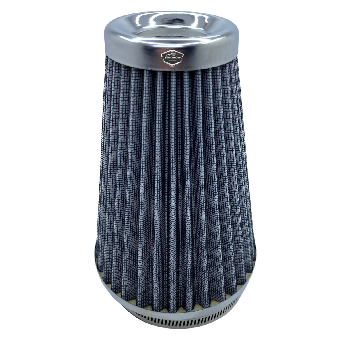 Ses &amp; Performans Arttırıcı Açık Hava Filtresi Uzun Tip Gri +6 Hp Aparatlı Üniversal image 5