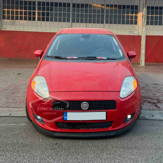 Fiat Punto 2006-2018 Uyumlu Üniversal Astra H lip Esnek Ön Lip 2 Parça Tampon Altı Dil Karlık Ön Ek image 0