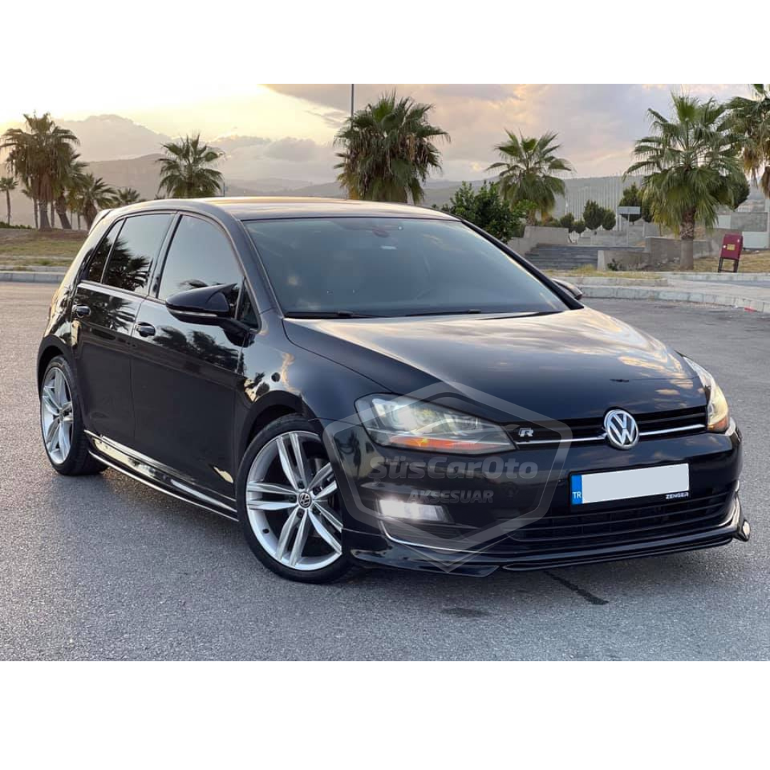 Vw Golf 7 7.5 2012-2020 Batman Yarasa Ayna Kapağı Piano Black ABS Plastik image 3