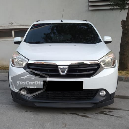 Dacia Lodgy 2012-2022 Uyumlu Üniversal Astra H lip Esnek Ön Lip 2 Parça Tampon Altı Dil Karlık Ön Ek image 0