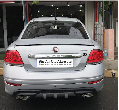 Fiat Linea Bagaj Üstü Spoiler Bagaj Çıtası Piano Black image 0