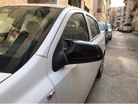 Opel Astra H Batman Yarasa Ayna Kapağı Piano Black ABS Plastik image 2