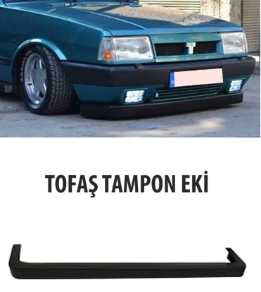 Tofaş Slx Takoz Esnek Karlık 1.Kalite Siyah Ön Tampon Eki image 0