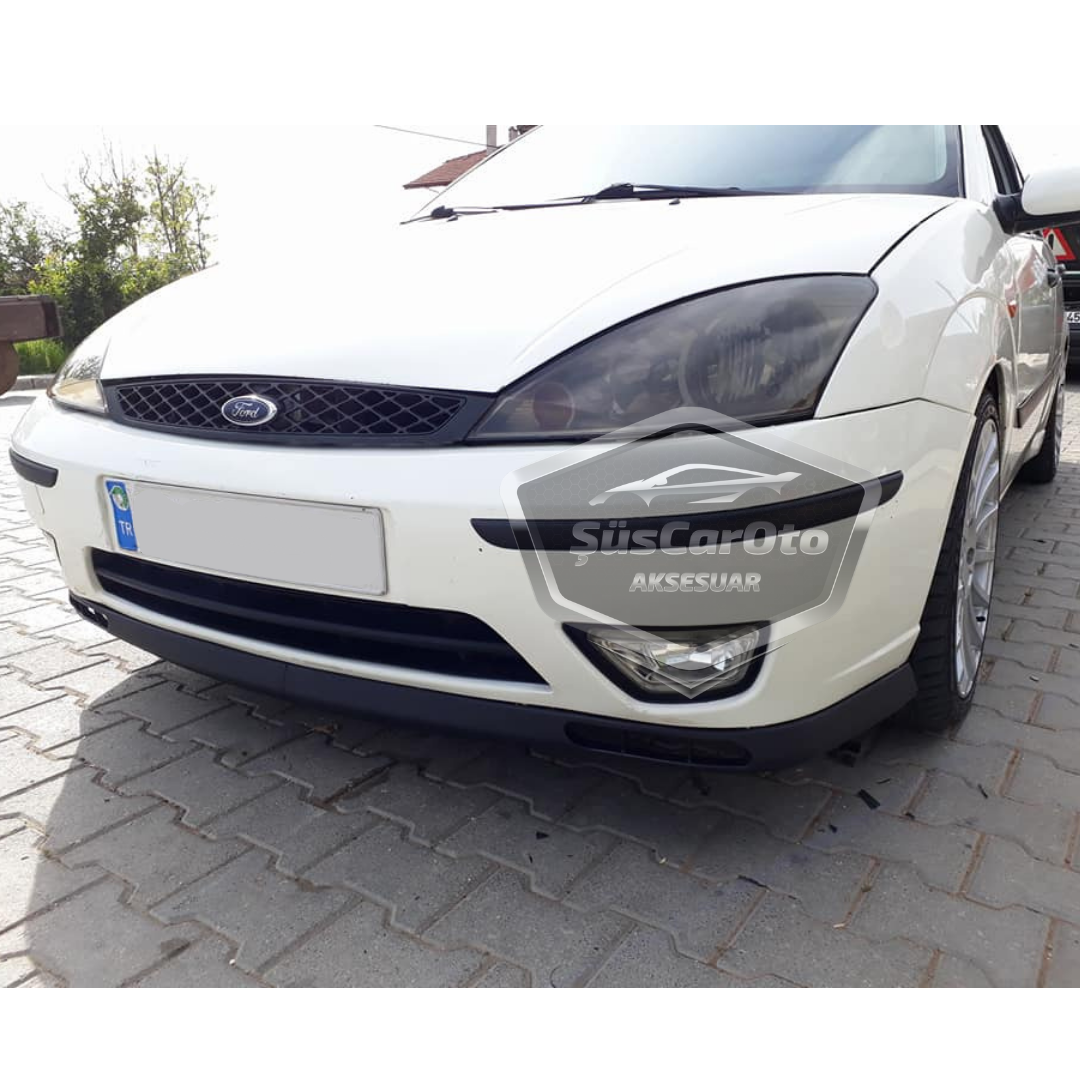 Ford Focus 1 Hb&amp;Sedan 1998-2004 Uyumlu Üniversal Laguna lip Esnek Ön Lip 2 Parça Tampon Altı Dil Karlık Ön Ek image 5
