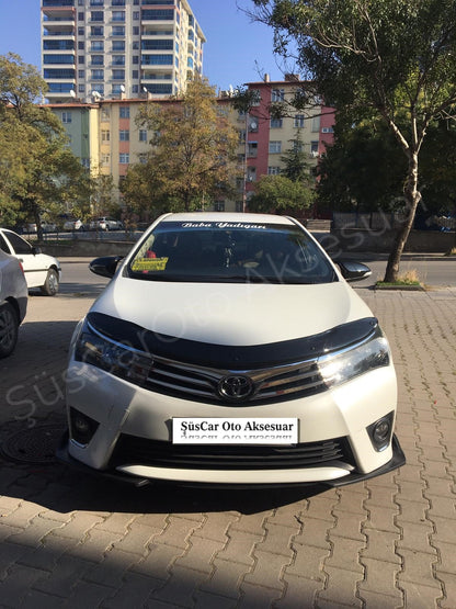 Toyota Verso 2014-2017 Batman Yarasa Ayna Kapağı Piano Black ABS Plastik image 0