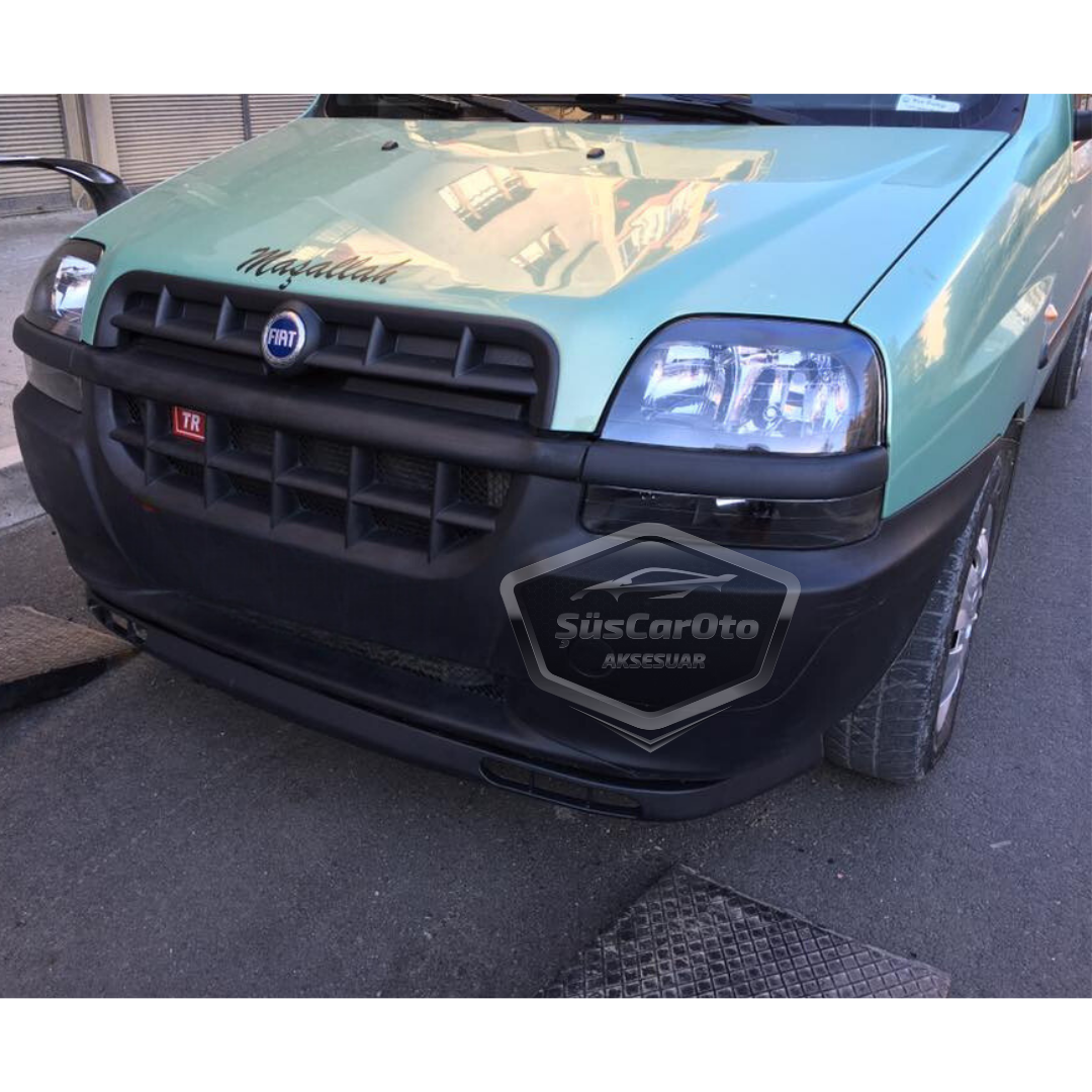 Fiat Doblo D1 2000-2005 Uyumlu Üniversal Laguna Lip Esnek Ön Lip 2 Parça Tampon Altı Dil Karlık Ön Ek image 1