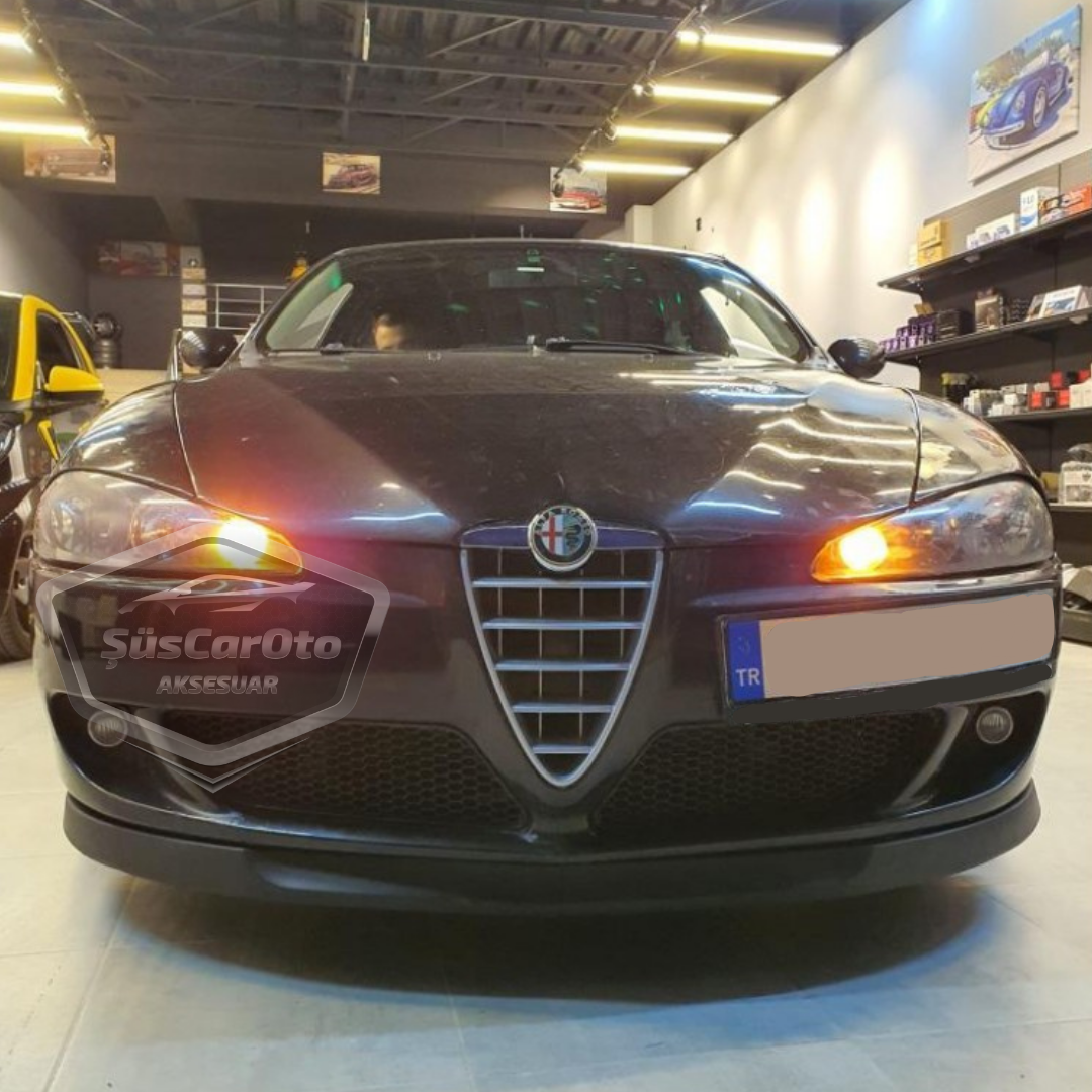 Alfa Romeo 147 Uyumlu Üniversal Astra H lip Esnek Ön Lip 2 Parça Tampon Altı Dil Karlık Ön Ek image 3