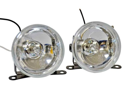 Carub 9 cm Yuvarlak Sis Lambası Beyaz 12V Tampon İçi image 0
