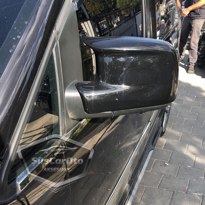Vw Transporter T5 2004-2009 Uyumlu Batman Yarasa Ayna Kapağı Piano Black ABS Plastik image 2