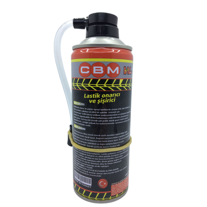 CBM Araç Oto Motosiklet Lastik Onarıcı Tamir Edici Şişirici Sprey Lastik Tamir Kiti 400ml image 2