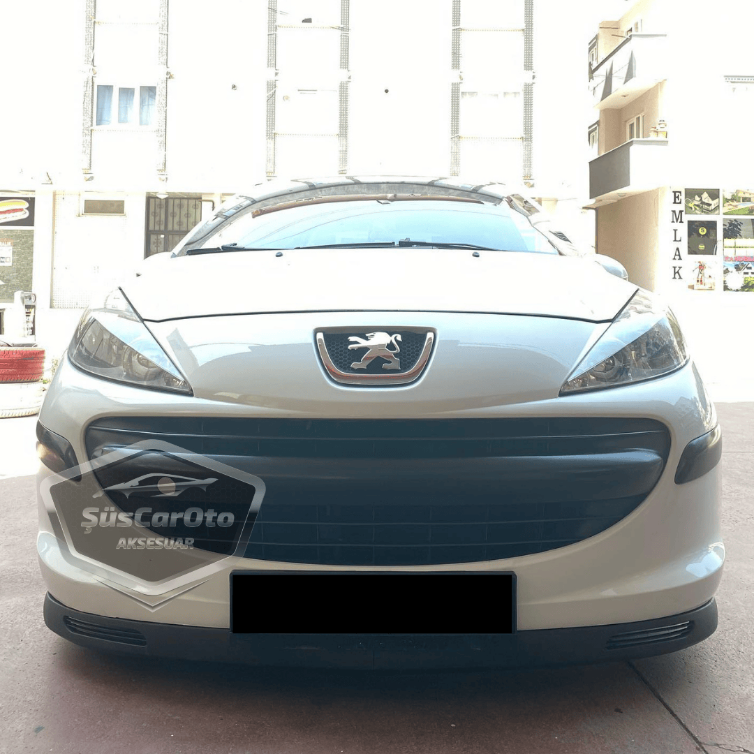 Peugeot 207 2006-2014 Uyumlu Üniversal V2 Laguna Lip Esnek Ön Lip 2 Parça Tampon Altı Dil Karlık Ön Ek image 0