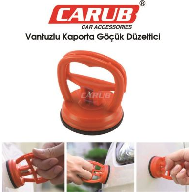 CARUB Vantuzlu Araç Kaporta Göçük Düzeltici Ezik Düzeltme SİYAH image 0