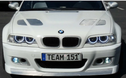BMW E46 318 320 325 330 CCFL Angel Eyes Beyaz Encıl Seti Far Halkası image 2