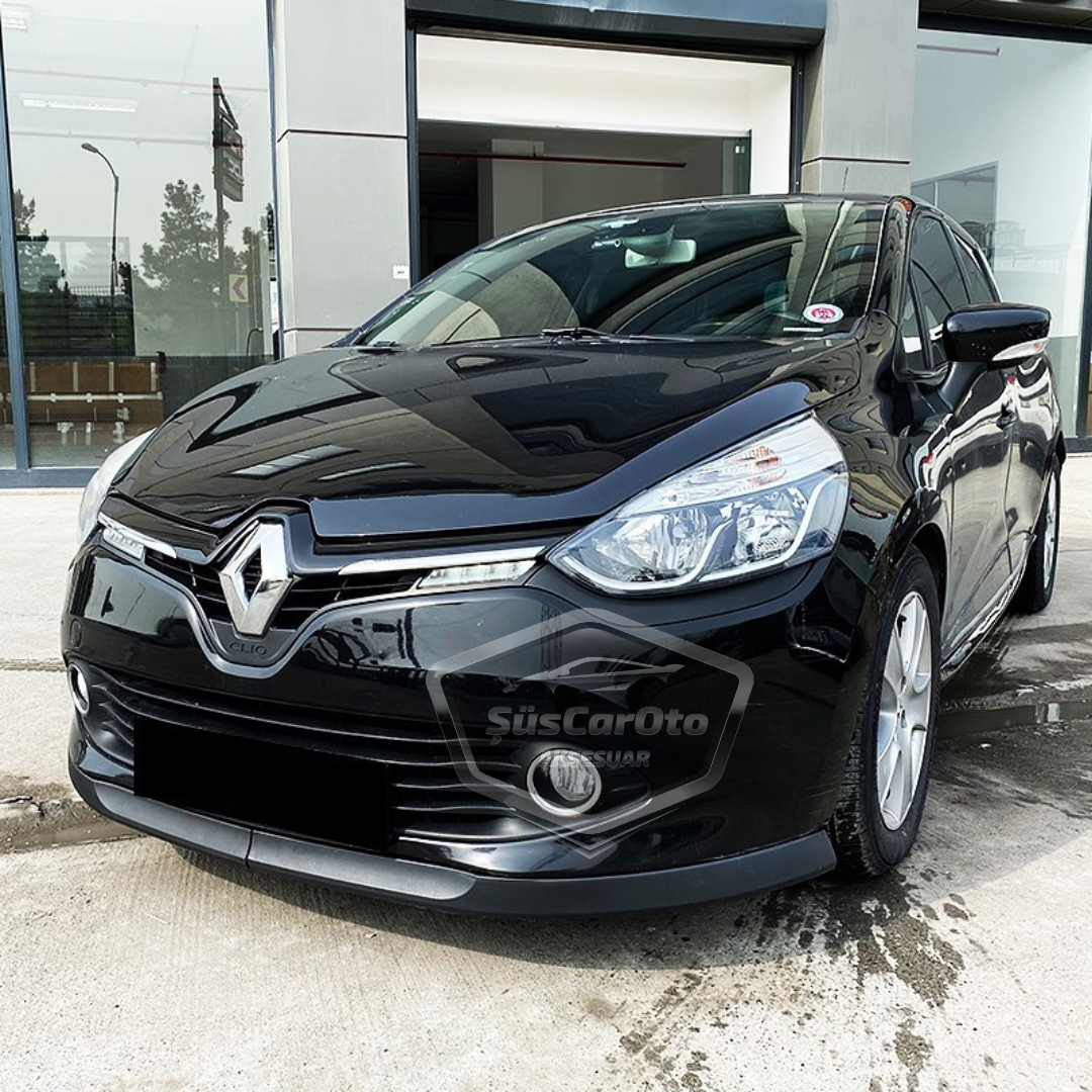 Renault Clio 4 2012-2020 Uyumlu Üniversal Astra H lip Esnek Ön Lip 2 Parça Tampon Altı Dil Karlık Ön Ek image 0