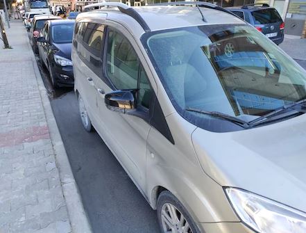 Ford Courier 2014-2017 Batman Yarasa Ayna Kapağı Piano Black ABS Plastik image 5