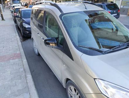 Ford Courier 2014-2017 Batman Yarasa Ayna Kapağı Piano Black ABS Plastik image 5