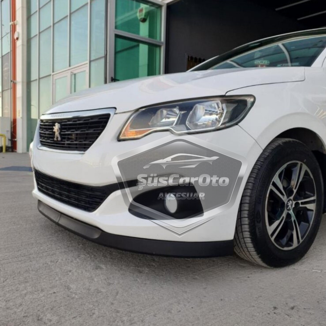 Peugeot 301 2012-2021 Uyumlu Üniversal Astra H lip Esnek Ön Lip 2 Parça Tampon Altı Dil Karlık Ön Ek image 4